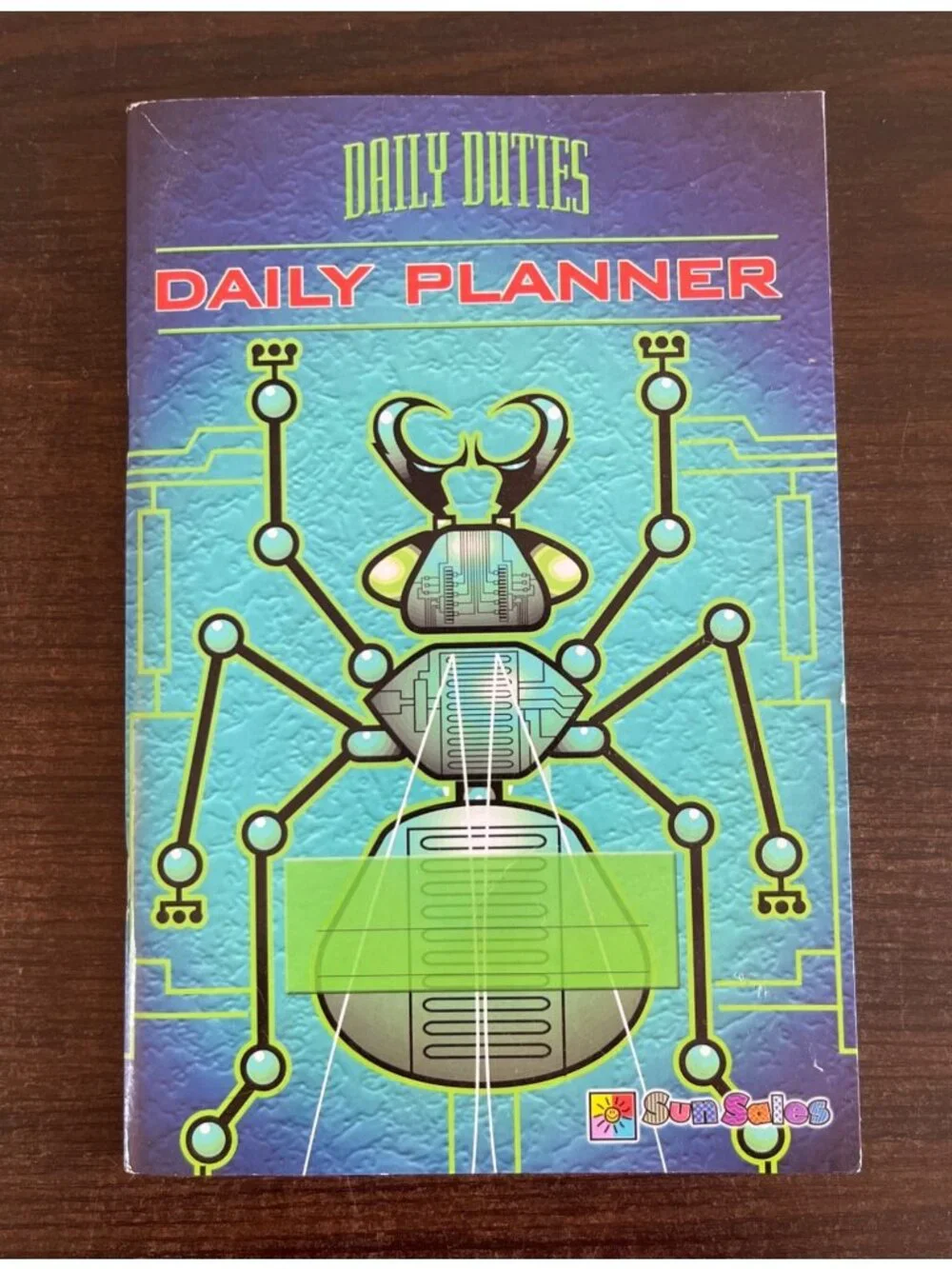 Sun Sales Daily Duties Daily Planner School Planner Subject Paperback Supplies